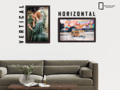 27 x 19 Inch / ( 68.58 x 48.26 CM )  |  Art Frames - MDF
 -  [ Mahogany ]