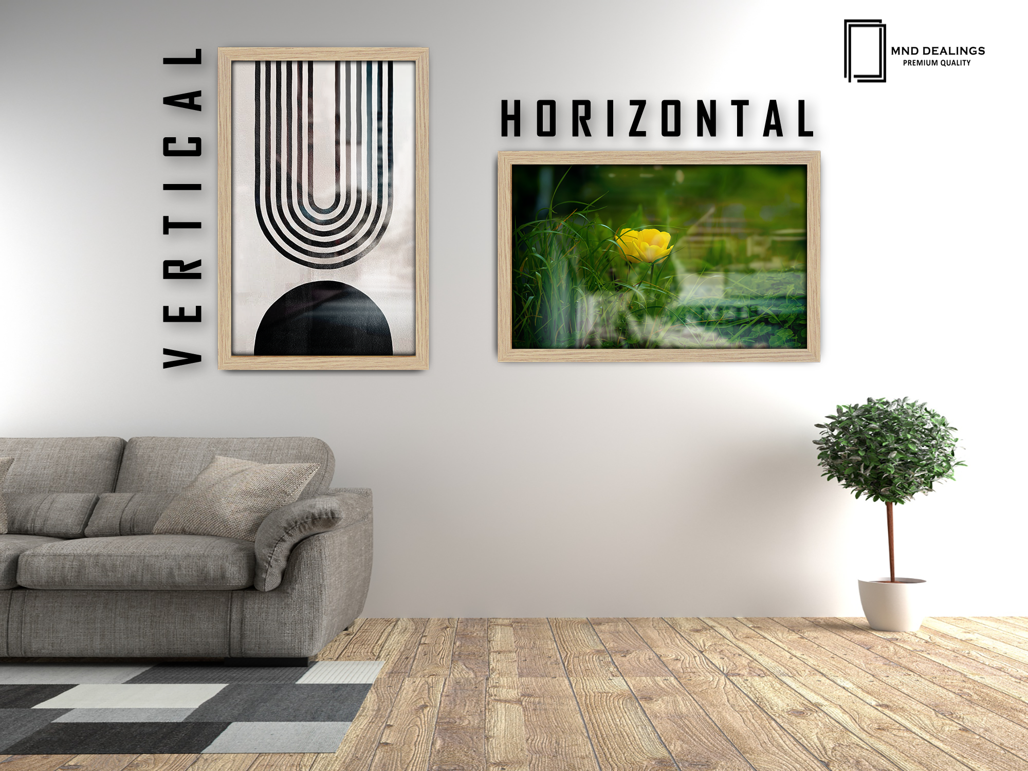 27 x 19 Inch / ( 68.58 x 48.26 CM )  |  Photo Frames - MDF
 -  [ Oak ]