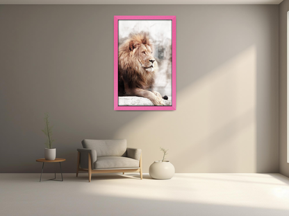 27 x 19 Inch / ( 68.58 x 48.26 CM )  |  Frames - MDF
 -  [ Pink ]