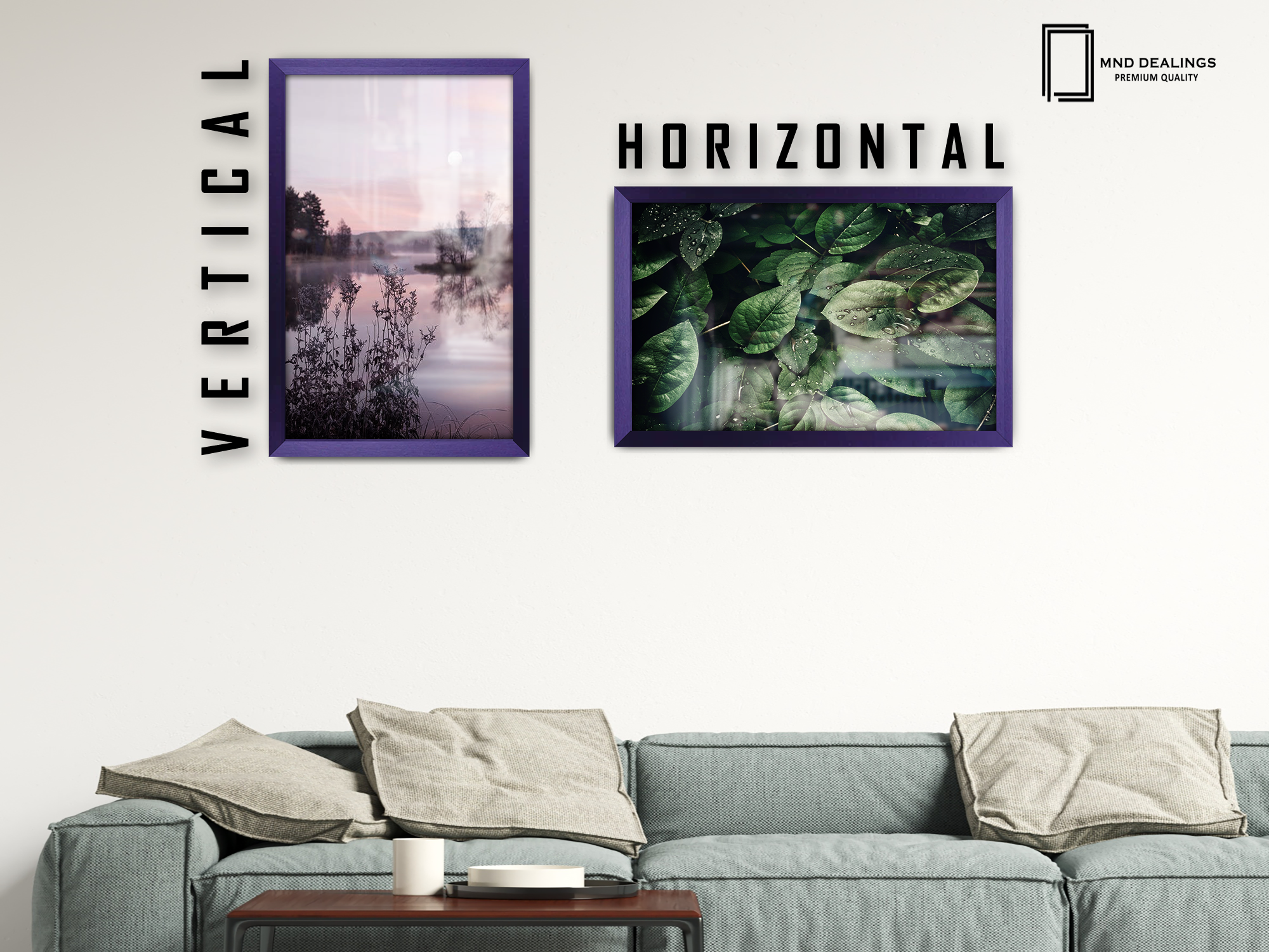 27 x 19 Inch / ( 68.58 x 48.26 CM )  |  Certificate Frames - MDF
 -  [ Purple ]