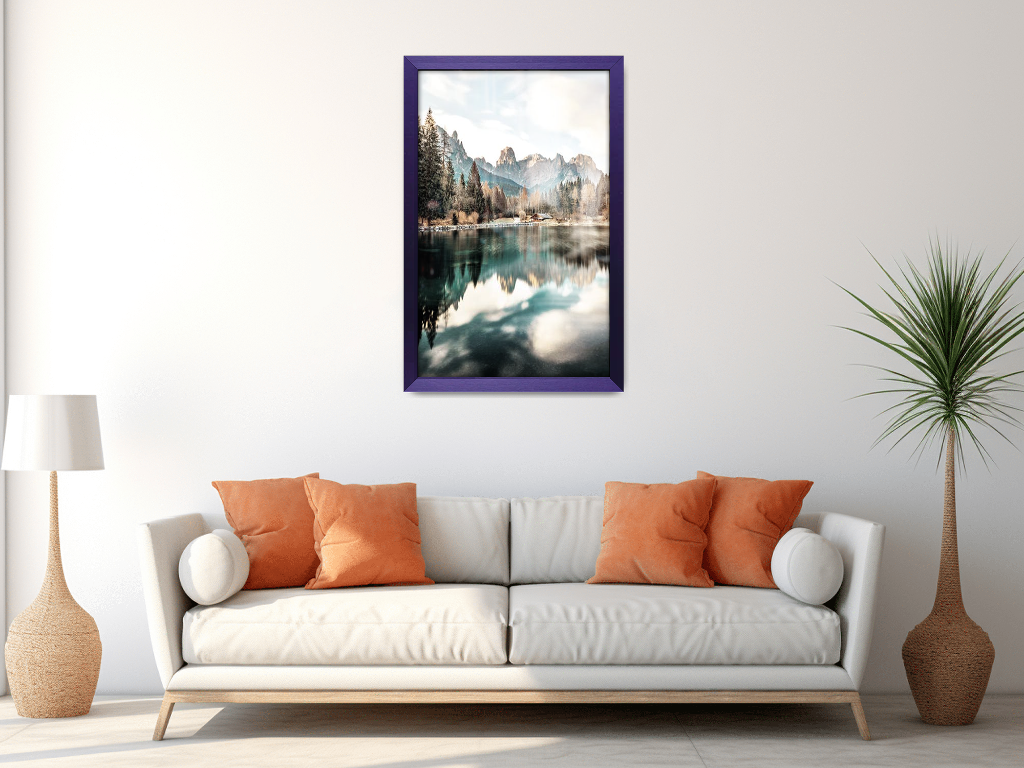 27 x 19 Inch / ( 68.58 x 48.26 CM )  |  Certificate Frames - MDF
 -  [ Purple ]