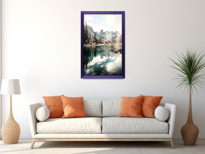 27 x 19 Inch / ( 68.58 x 48.26 CM )  |  Certificate Frames - MDF
 -  [ Purple ]