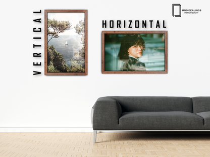 27 x 19 Inch / ( 68.58 x 48.26 CM )  |  Display Frame - MDF
 -  [ Rustic ]