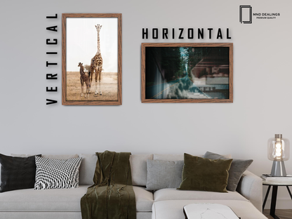 27 x 20 Inch / ( 68.58 x 50.80 CM )  |  Photo Frames - MDF
 -  [ Dark Oak ]