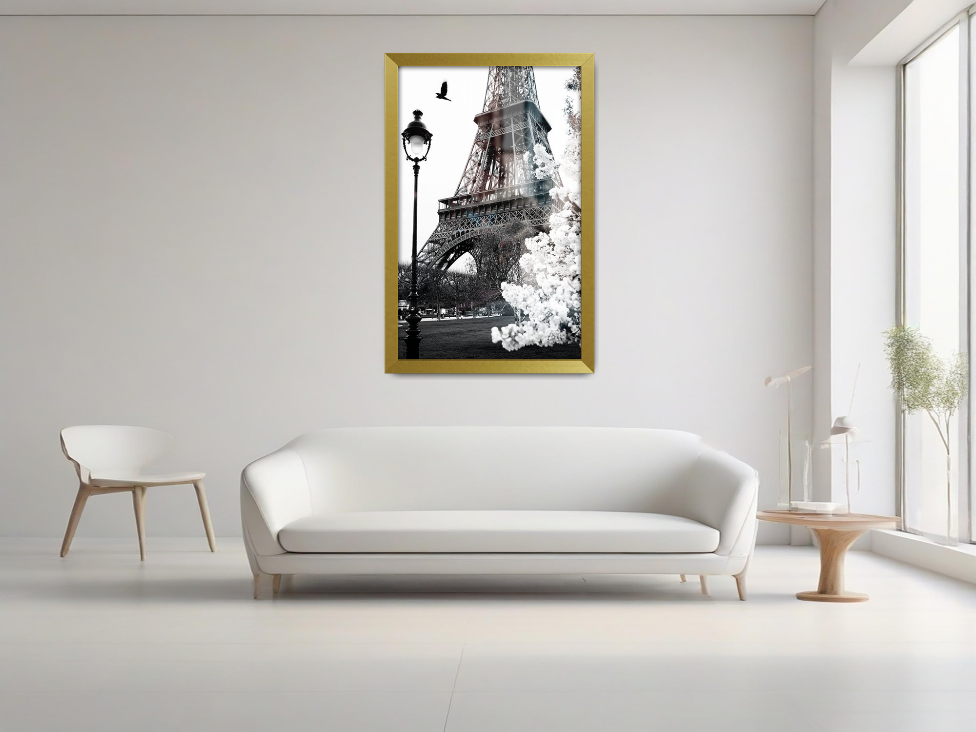 27 x 20 Inch / ( 68.58 x 50.80 CM )  |  Frames - MDF
 -  [ Gold ]
