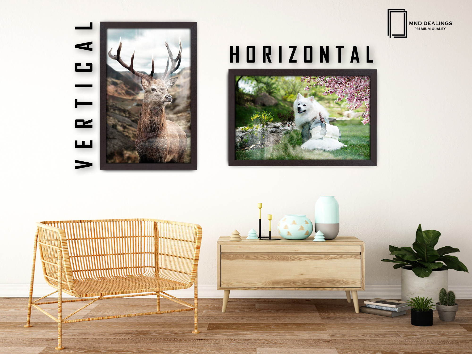 27 x 20 Inch / ( 68.58 x 50.80 CM )  |  Poster Frames - MDF
 -  [ Mahogany ]