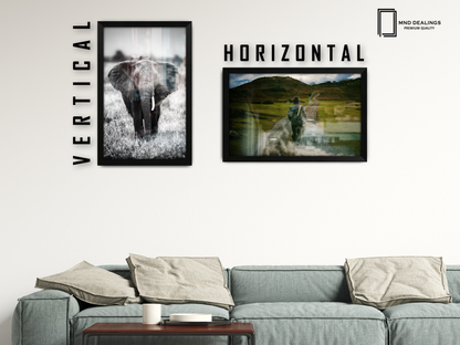27 x 20 Inch / ( 68.58 x 50.80 CM )  |  Certificate Frames - MDF
 -  [ Matt Black ]