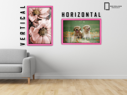 27 x 20 Inch / ( 68.58 x 50.80 CM )  |  Certificate Frames - MDF
 -  [ Pink ]
