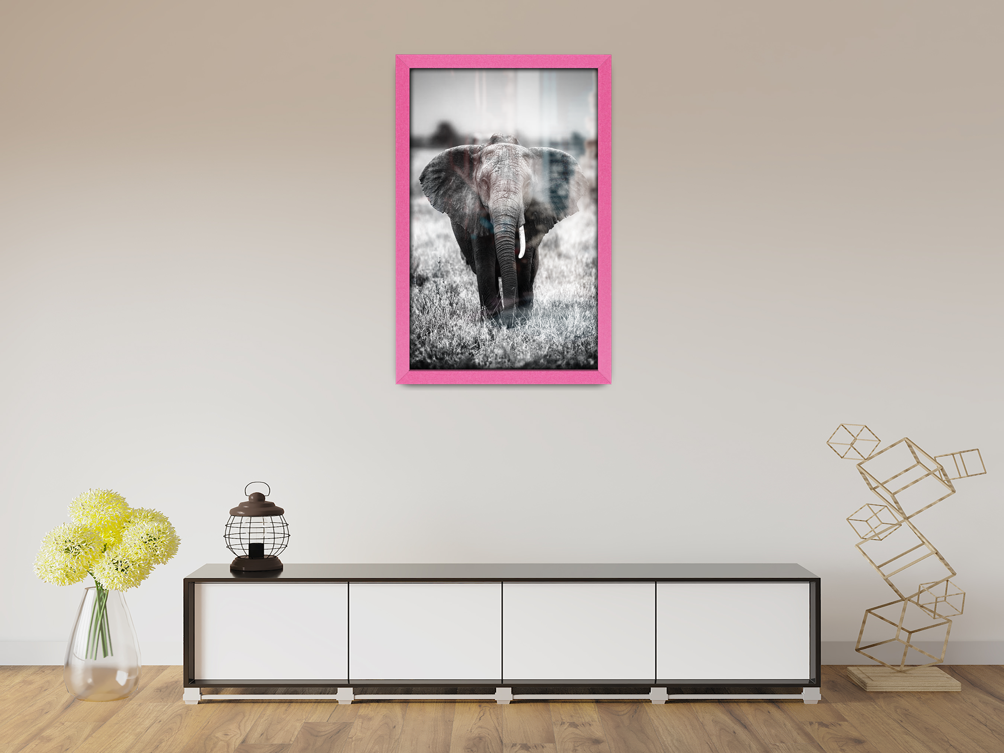 27 x 20 Inch / ( 68.58 x 50.80 CM )  |  Certificate Frames - MDF
 -  [ Pink ]