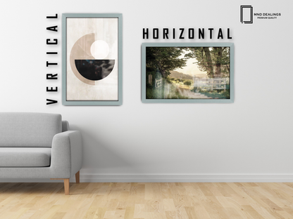 27 x 20 Inch / ( 68.58 x 50.80 CM )  |  Poster Frames - MDF
 -  [ Silver ]