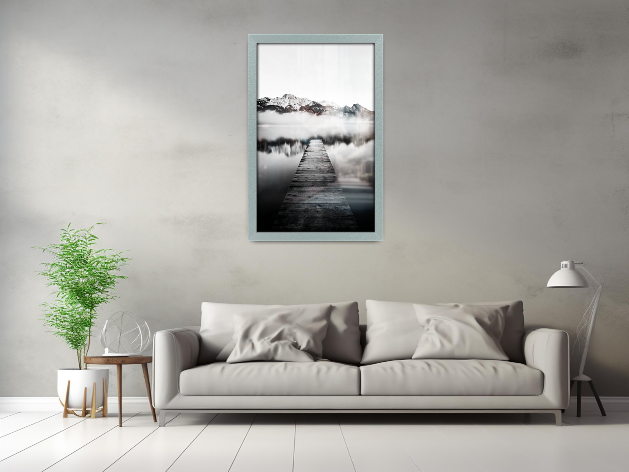 27 x 20 Inch / ( 68.58 x 50.80 CM )  |  Poster Frames - MDF
 -  [ Silver ]