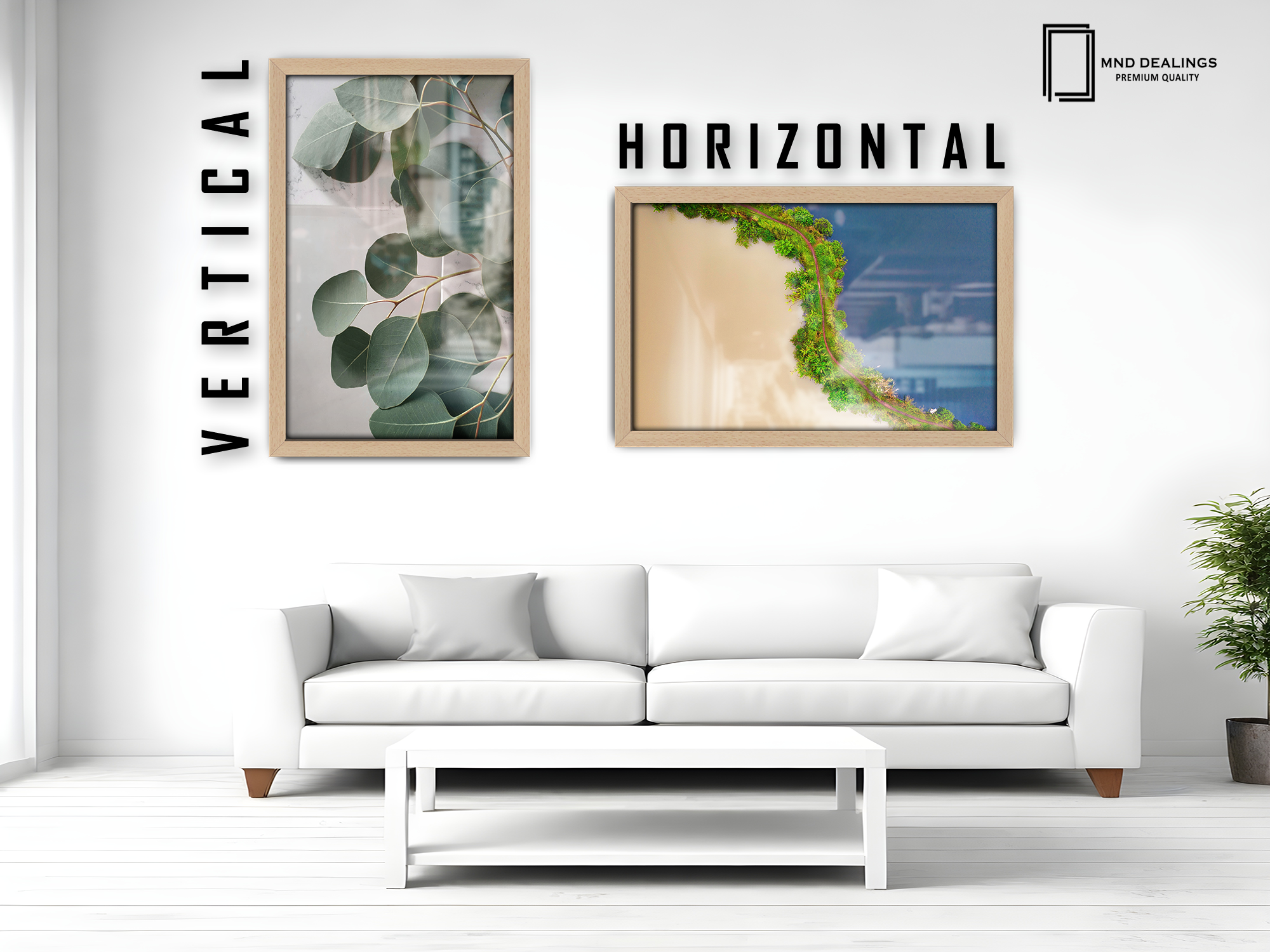 28 x 20 Inch / ( 71.12 x 50.80 CM )  |  Photo Frames - MDF
 -  [ Beech ]