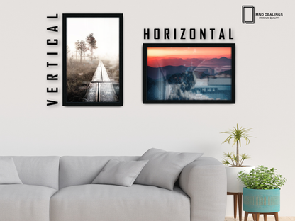 28 x 20 Inch / ( 71.12 x 50.80 CM )  |  Poster Frames - MDF
 -  [ Black ]