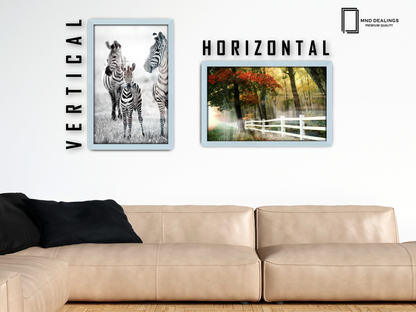 28 x 20 Inch / ( 71.12 x 50.80 CM )  |  Display Frame - MDF
 -  [ Light Grey ]