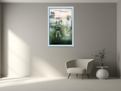 28 x 20 Inch / ( 71.12 x 50.80 CM )  |  Display Frame - MDF
 -  [ Light Grey ]