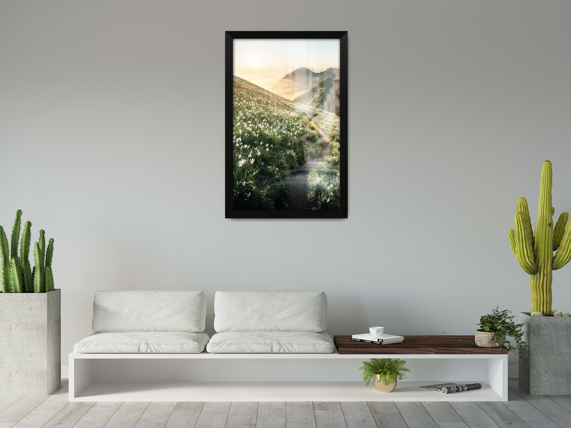 28 x 20 Inch / ( 71.12 x 50.80 CM )  |  Frames - MDF
 -  [ Matt Black ]