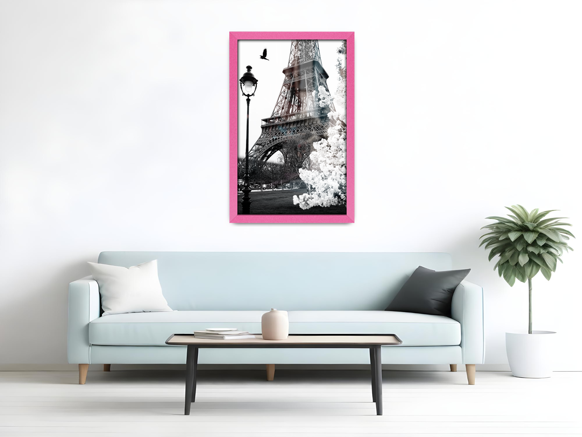 28 x 20 Inch / ( 71.12 x 50.80 CM )  |  Frames - MDF
 -  [ Pink ]