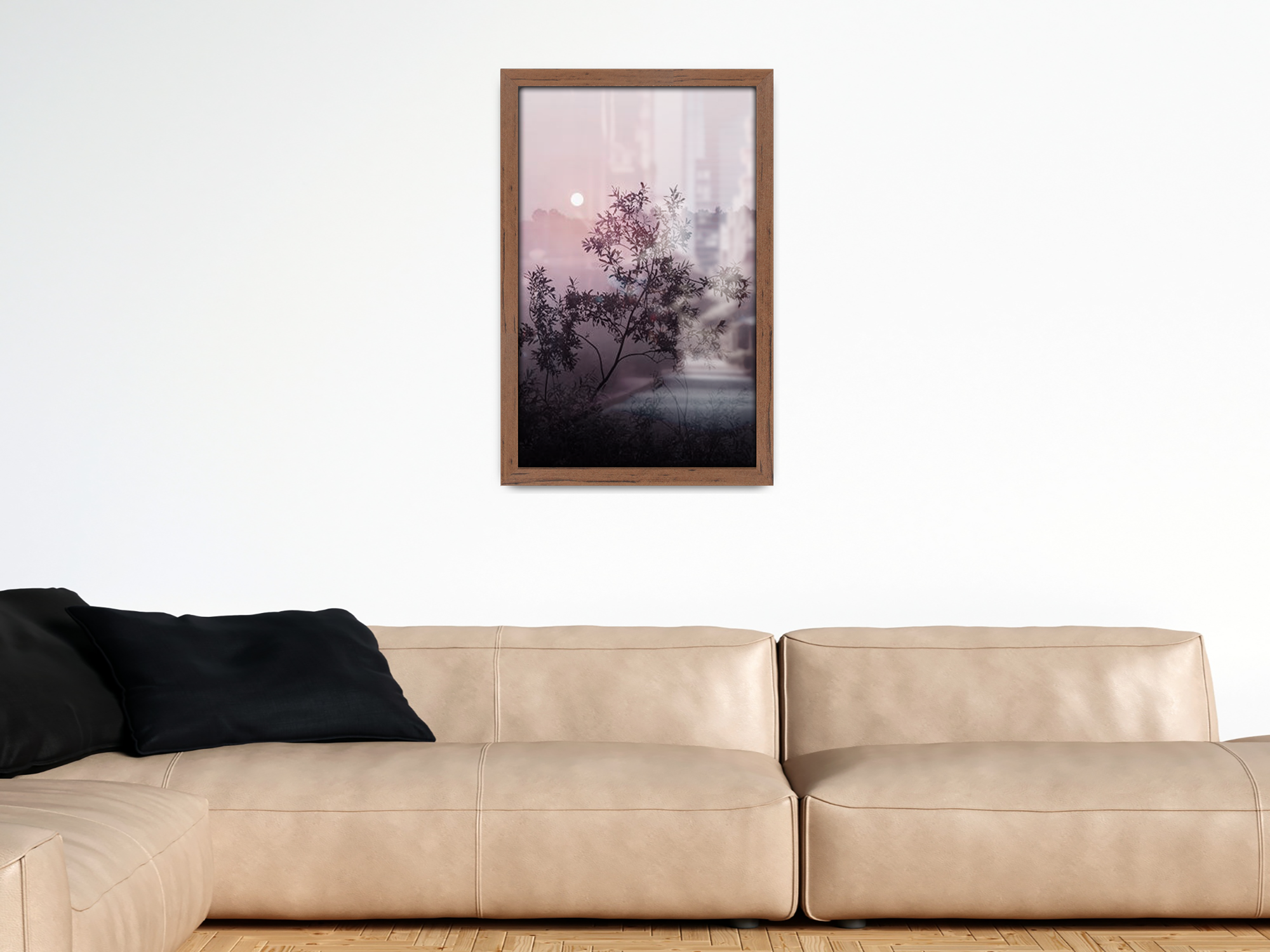 28 x 20 Inch / ( 71.12 x 50.80 CM )  |  Poster Frames - MDF
 -  [ Walnut ]
