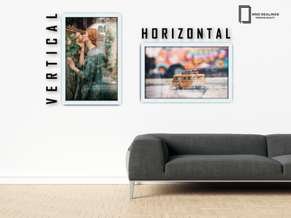 28 x 20 Inch / ( 71.12 x 50.80 CM )  |  Art Frames - MDF
 -  [ White ]