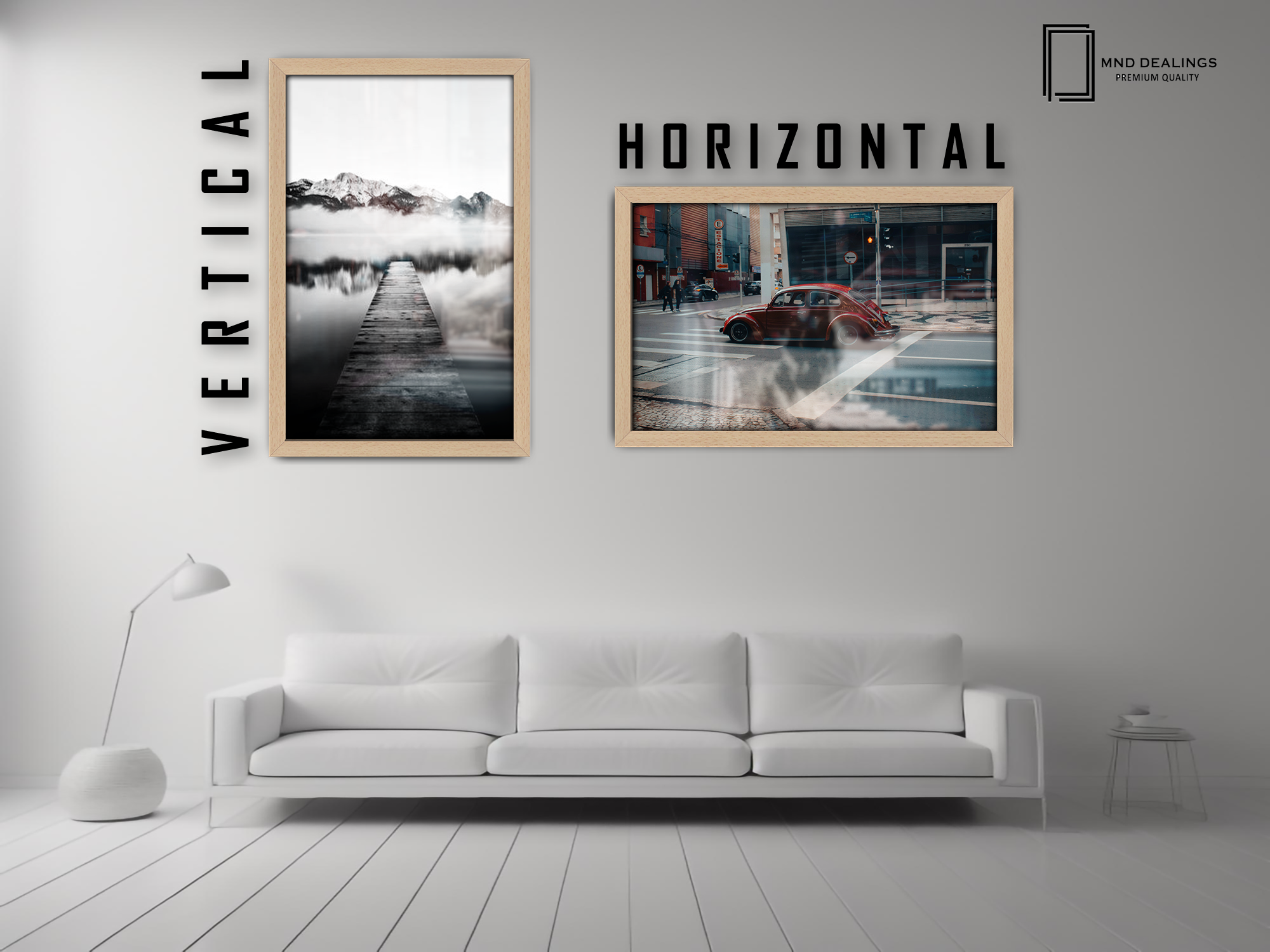 28 x 22 Inch / ( 71.12 x 55.88 CM )  |  Poster Frames - MDF
 -  [ Beech ]