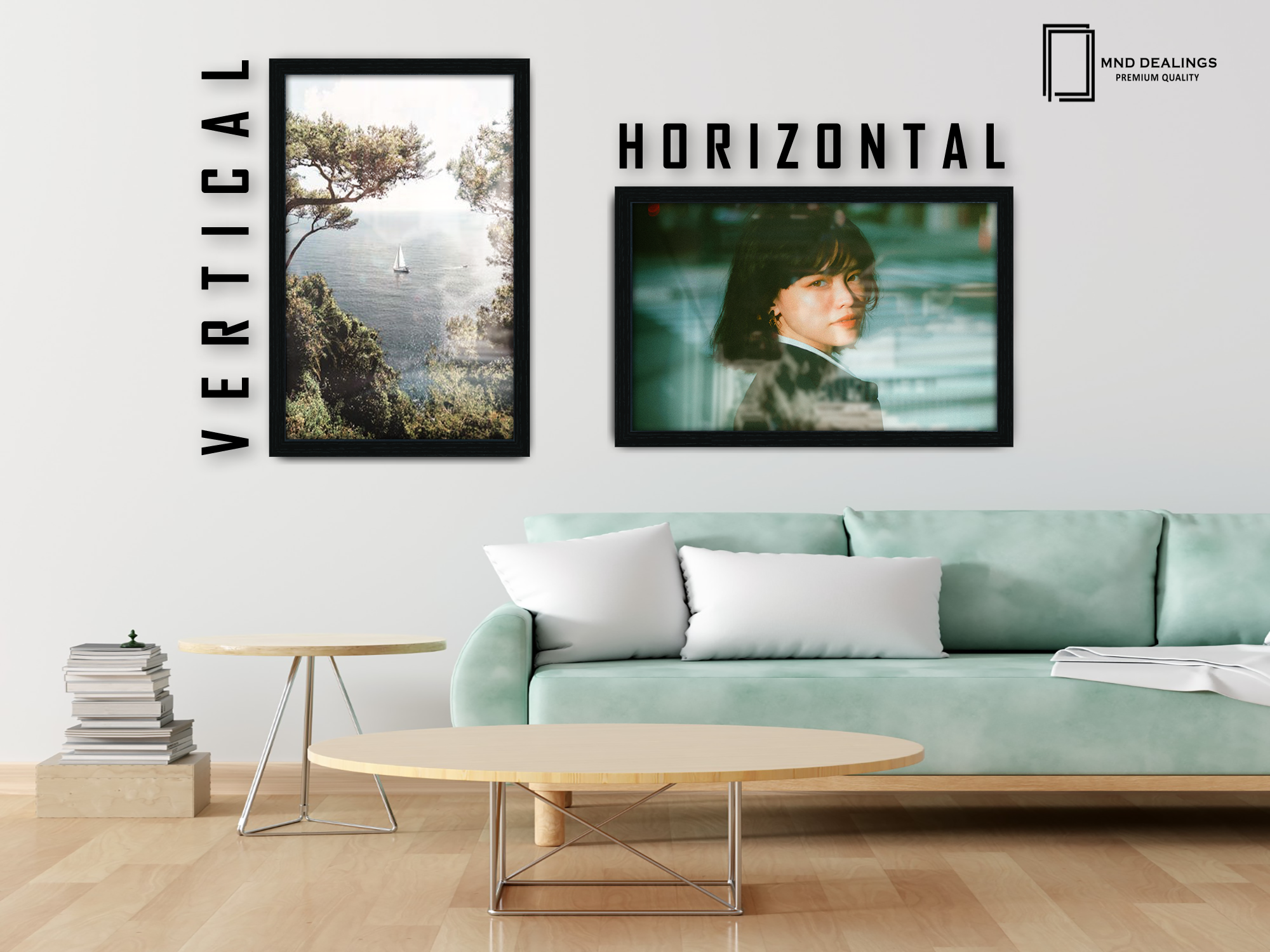 28 x 22 Inch / ( 71.12 x 55.88 CM )  |  Art Frames - MDF
 -  [ Black ]