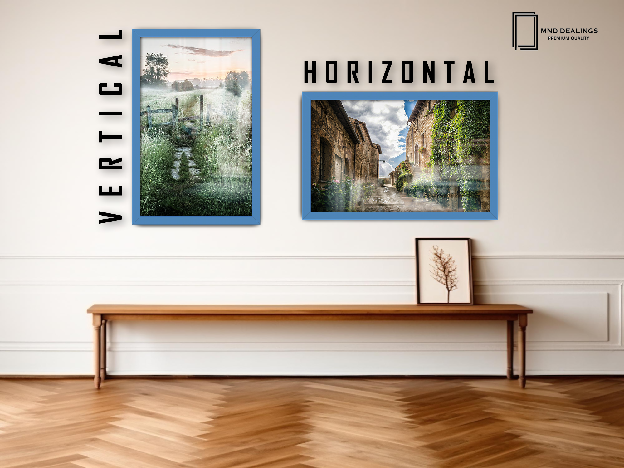 28 x 22 Inch / ( 71.12 x 55.88 CM )  |  Certificate Frames - MDF
 -  [ Blue ]