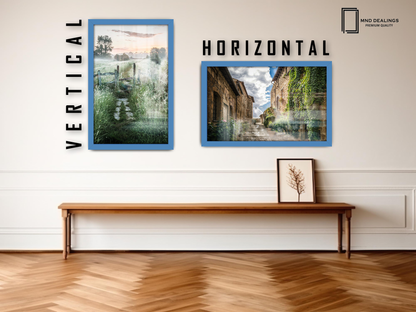 28 x 22 Inch / ( 71.12 x 55.88 CM )  |  Certificate Frames - MDF
 -  [ Blue ]