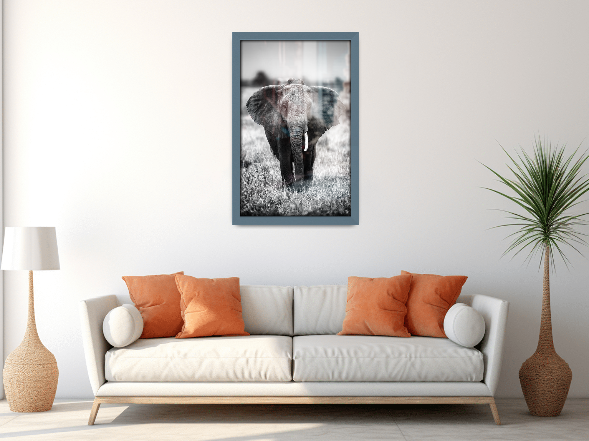 28 x 22 Inch / ( 71.12 x 55.88 CM )  |  Frames - MDF
 -  [ Dark Grey ]