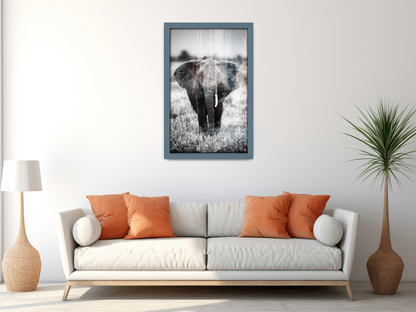 28 x 22 Inch / ( 71.12 x 55.88 CM )  |  Frames - MDF
 -  [ Dark Grey ]