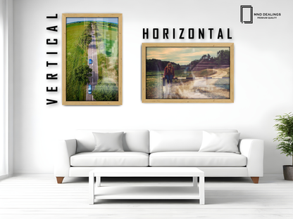 28 x 22 Inch / ( 71.12 x 55.88 CM )  |  Frames - MDF
 -  [ Pine ]
