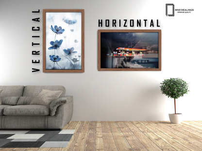 28 x 22 Inch / ( 71.12 x 55.88 CM )  |  Poster Frames - MDF
 -  [ Walnut ]