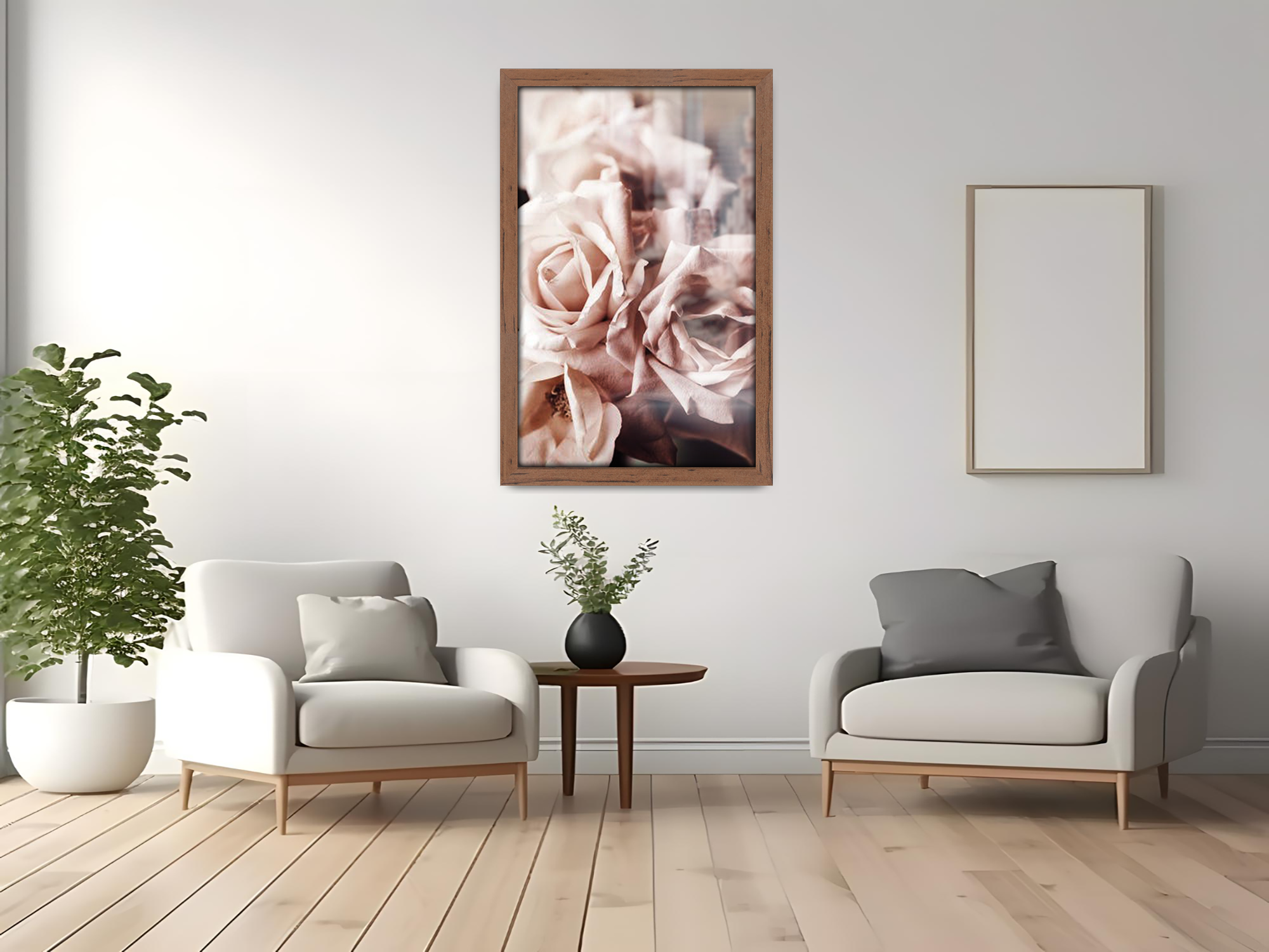 28 x 22 Inch / ( 71.12 x 55.88 CM )  |  Poster Frames - MDF
 -  [ Walnut ]