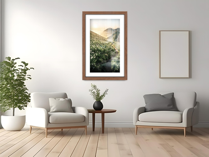 28 x 22 Inch / (71.12 x 55.88 cm ) with 60.96 x 45.72 cm White Mount Frames - MDF