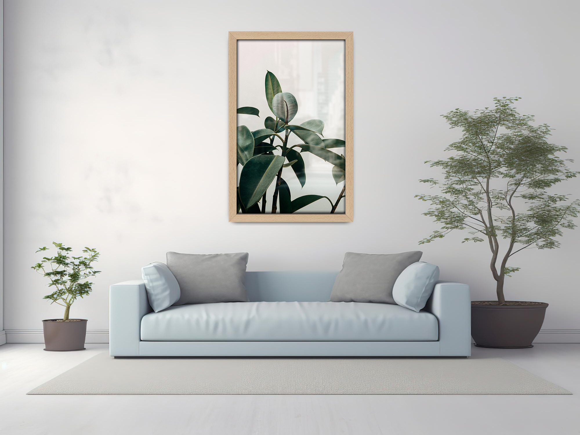 30 x 20 Inch / ( 76.20 x 50.80 CM )  |  Picture Frames - MDF
 -  [ Beech ]