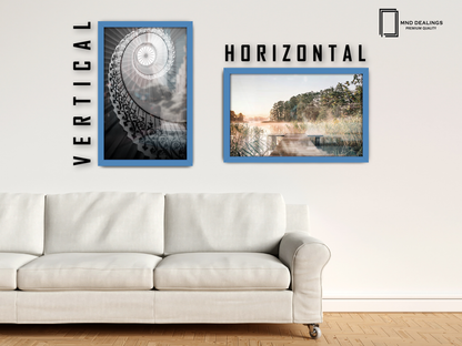 30 x 20 Inch / ( 76.20 x 50.80 CM )  |  Poster Frames - MDF
 -  [ Blue ]