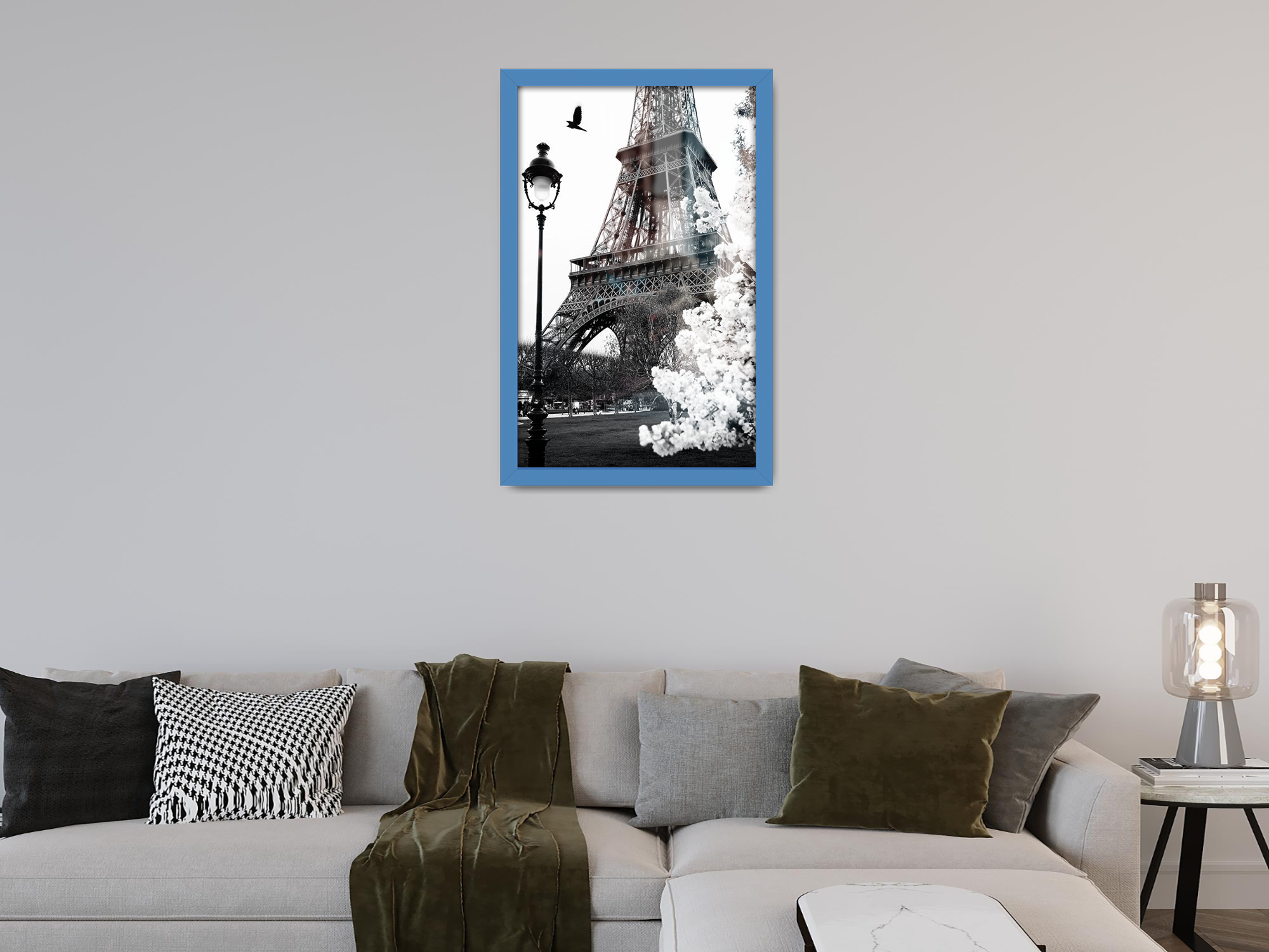 30 x 20 Inch / ( 76.20 x 50.80 CM )  |  Poster Frames - MDF
 -  [ Blue ]