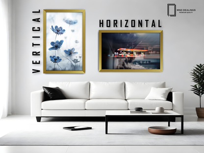 30 x 20 Inch / ( 76.20 x 50.80 CM )  |  Art Frames - MDF
 -  [ Gold ]