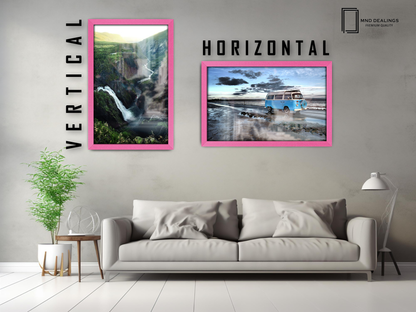 30 x 20 Inch / ( 76.20 x 50.80 CM )  |  Art Frames - MDF
 -  [ Pink ]