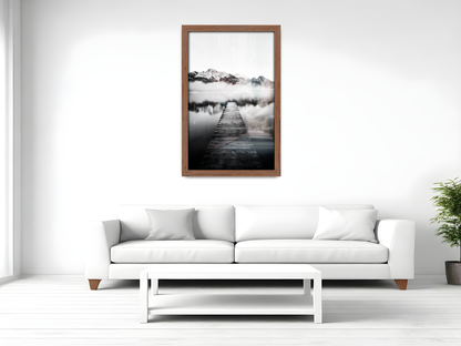 30 x 20 Inch / ( 76.20 x 50.80 CM )  |  Poster Frames - MDF
 -  [ Walnut ]