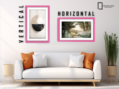 30 x 20 Inch / (76.2 x 50.8 cm ) with A2-(41.90 x 59.40 cm) White Mount Poster Frames - MDF