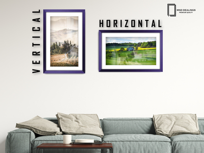 30 x 20 Inch / (76.2 x 50.8 cm ) with A2-(41.90 x 59.40 cm) White Mount Poster Frames - MDF