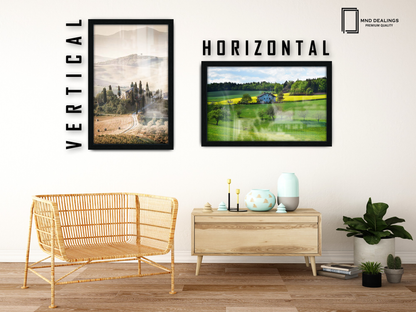 ( 30 x 40 CM ) / 16 x 12 Inch  |  Picture Frames - MDF
 -  [ Black ]