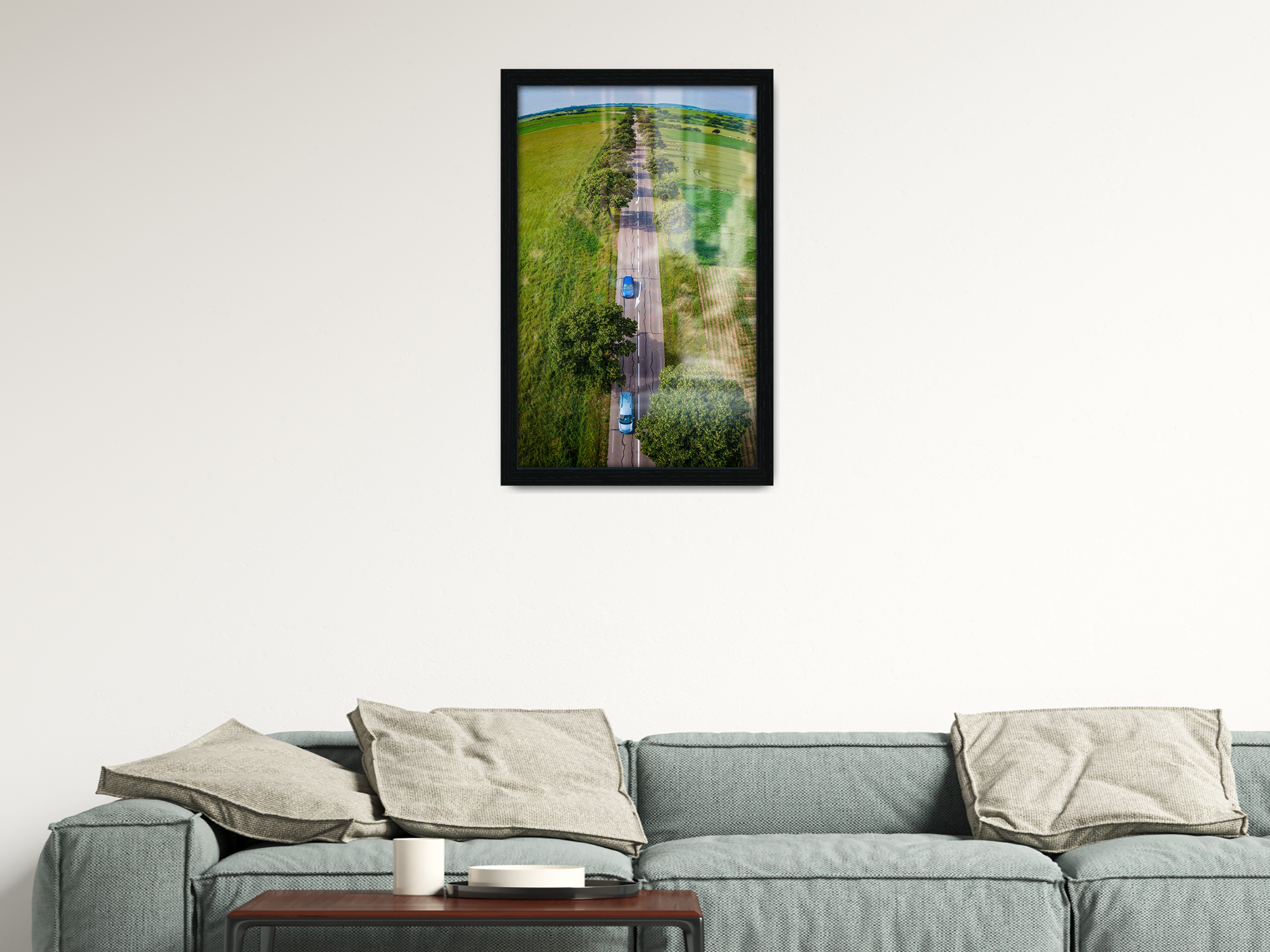 ( 30 x 40 CM ) / 16 x 12 Inch  |  Picture Frames - MDF
 -  [ Black ]