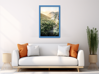 ( 30 x 40 CM ) / 16 x 12 Inch  |  Frames - MDF
 -  [ Blue ]