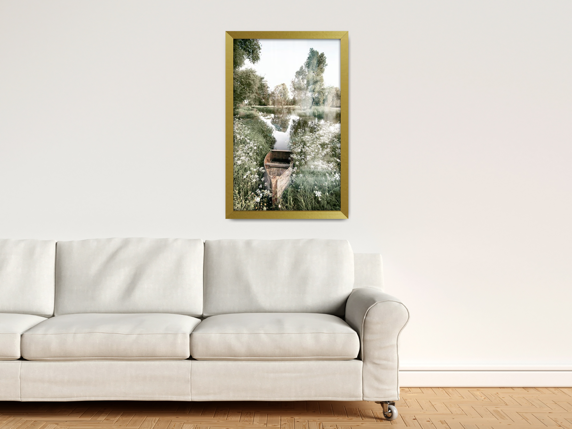 ( 30 x 40 CM ) / 16 x 12 Inch  |  Picture Frames - MDF
 -  [ Gold ]