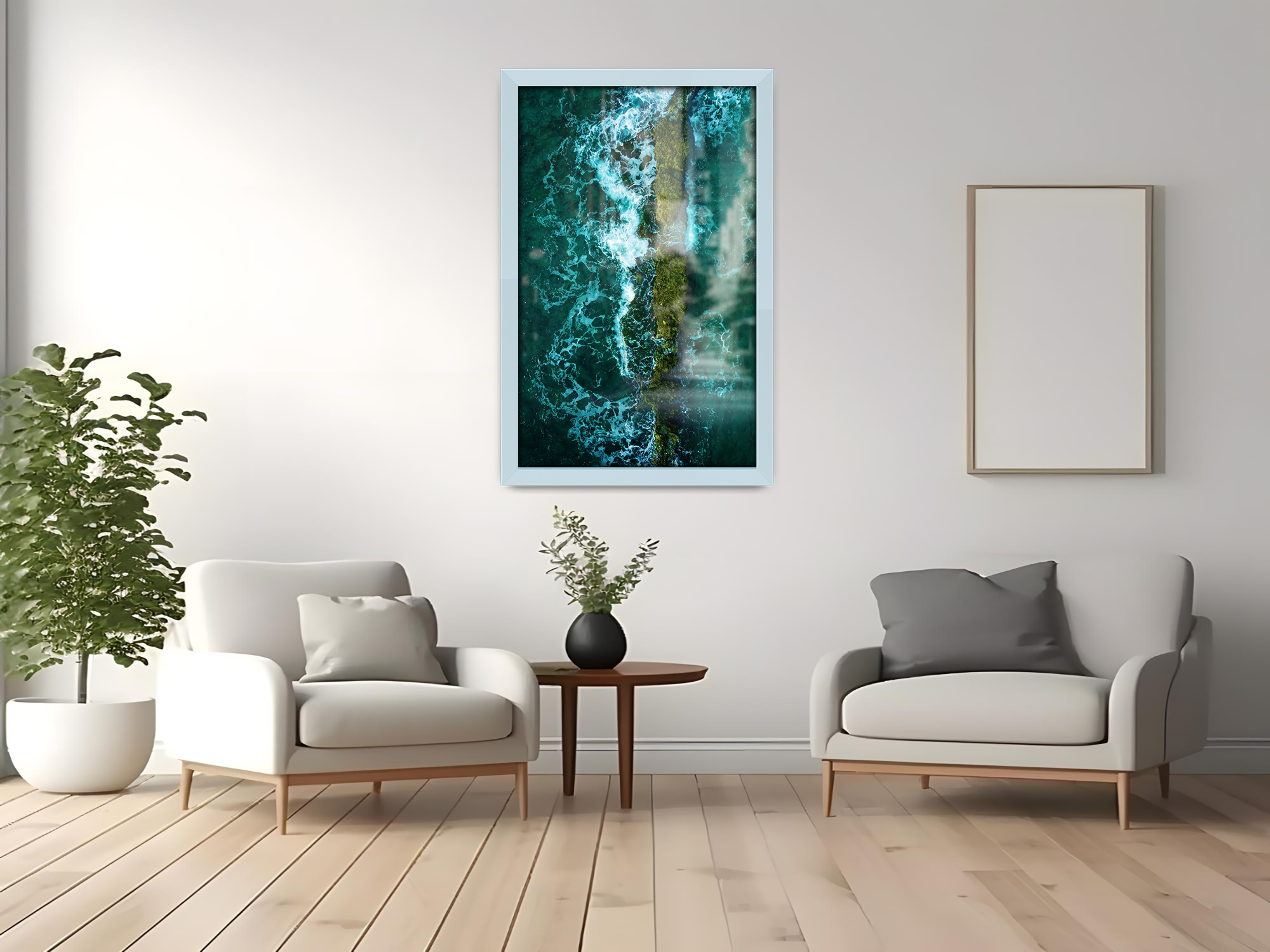 ( 30 x 40 CM ) / 16 x 12 Inch  |  Photo Frames - MDF
 -  [ Light Grey ]