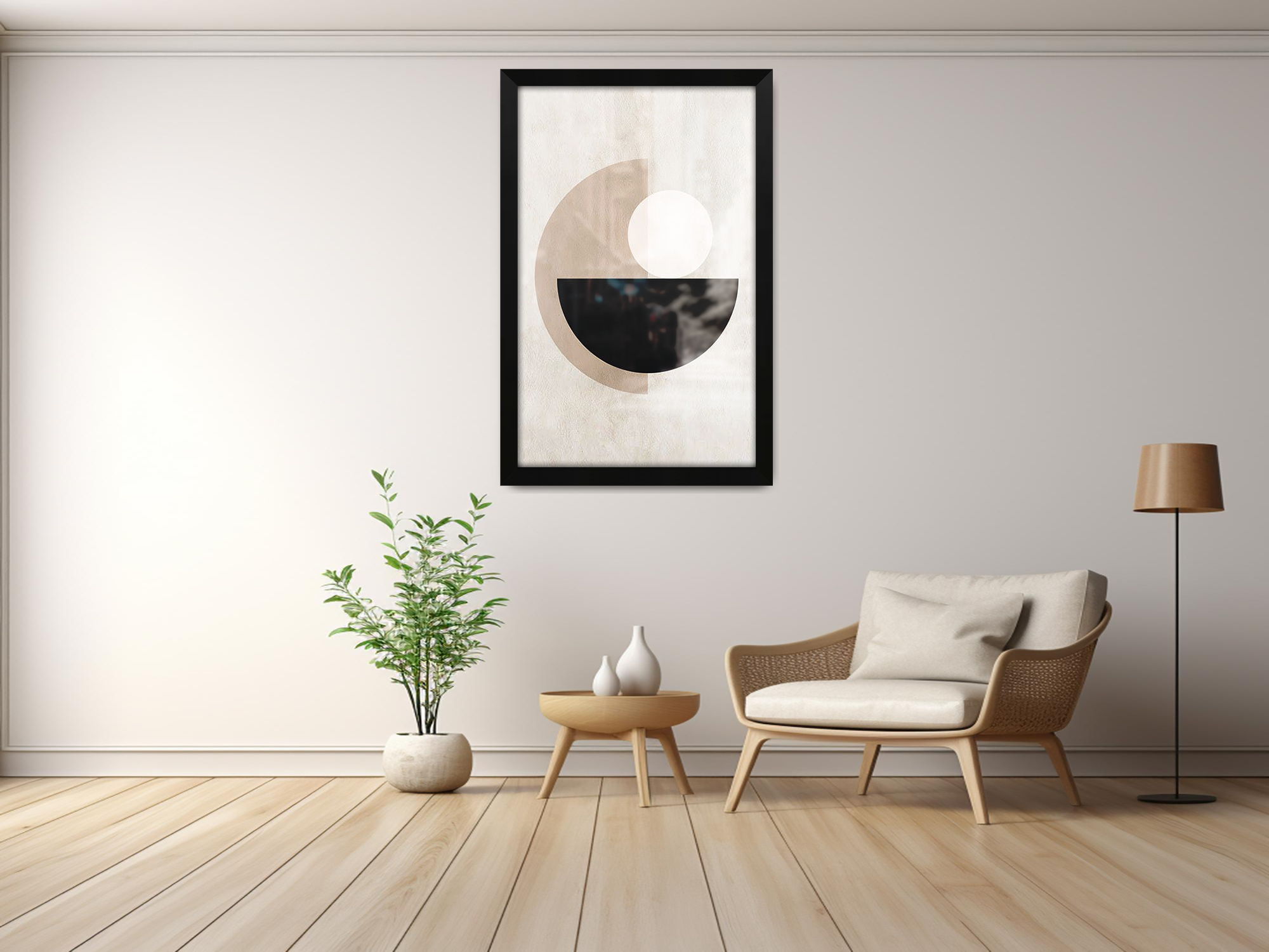 ( 30 x 40 CM ) / 16 x 12 Inch  |  Art Frames - MDF
 -  [ Matt Black ]