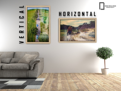 ( 30 x 40 CM ) / 16 x 12 Inch  |  Frames - MDF
 -  [ Oak ]