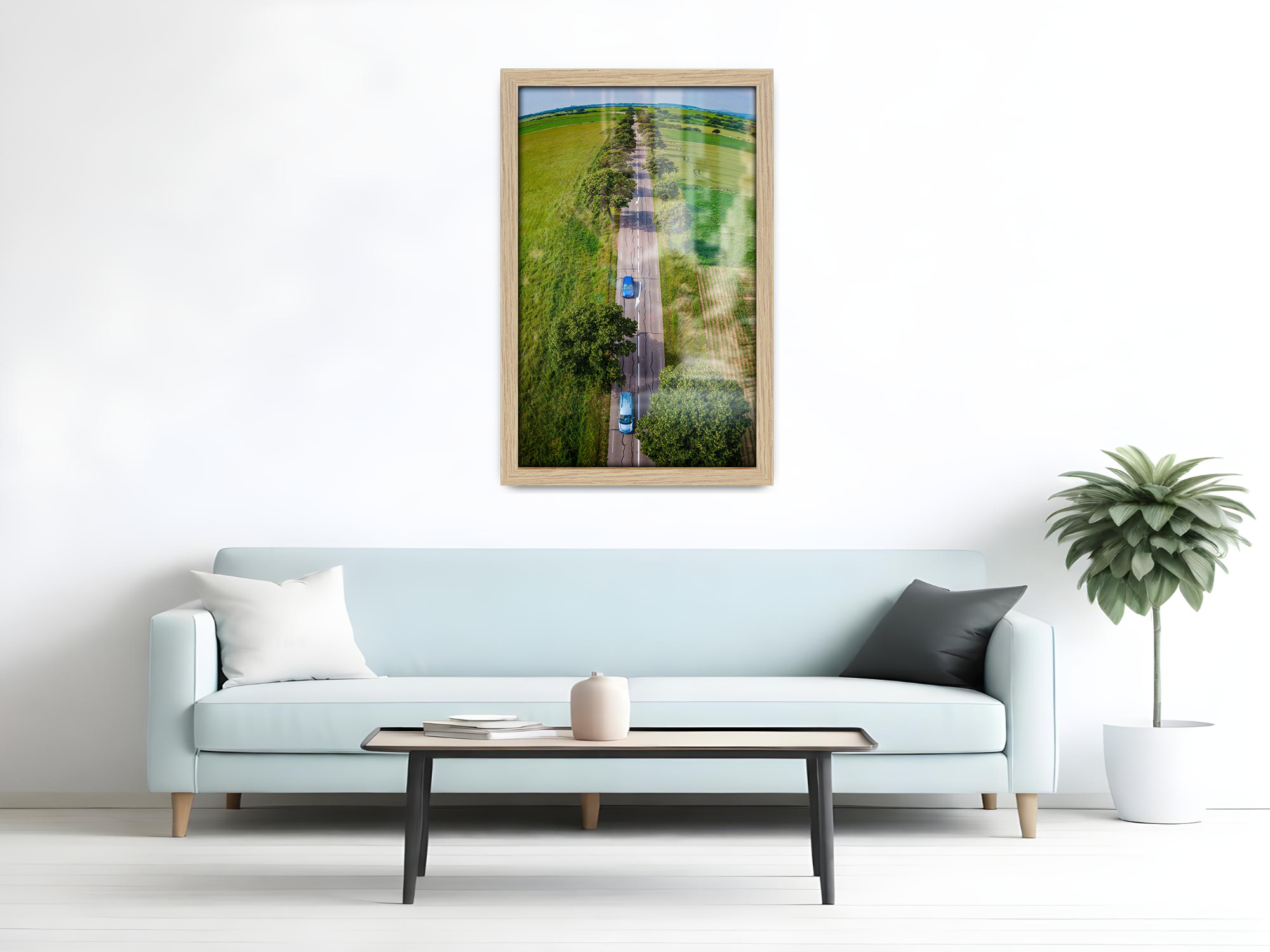 ( 30 x 40 CM ) / 16 x 12 Inch  |  Frames - MDF
 -  [ Oak ]