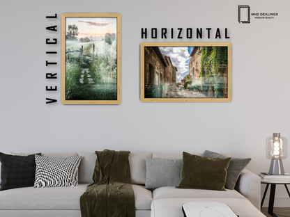 ( 30 x 40 CM ) / 16 x 12 Inch  |  Frames - MDF
 -  [ Pine ]